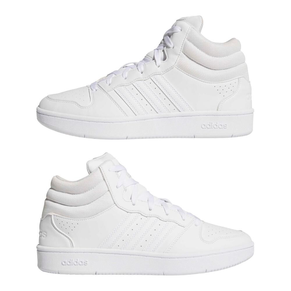 Zapatilla Basketball Hombre Adidas Hoops Mid Classic Blanco image number 0.0