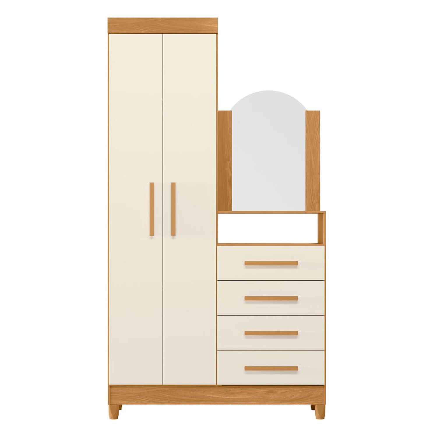 C&oacute;moda Vekka Home Comoda Capri / 2 Puertas / 4 Cajones image number 1.0
