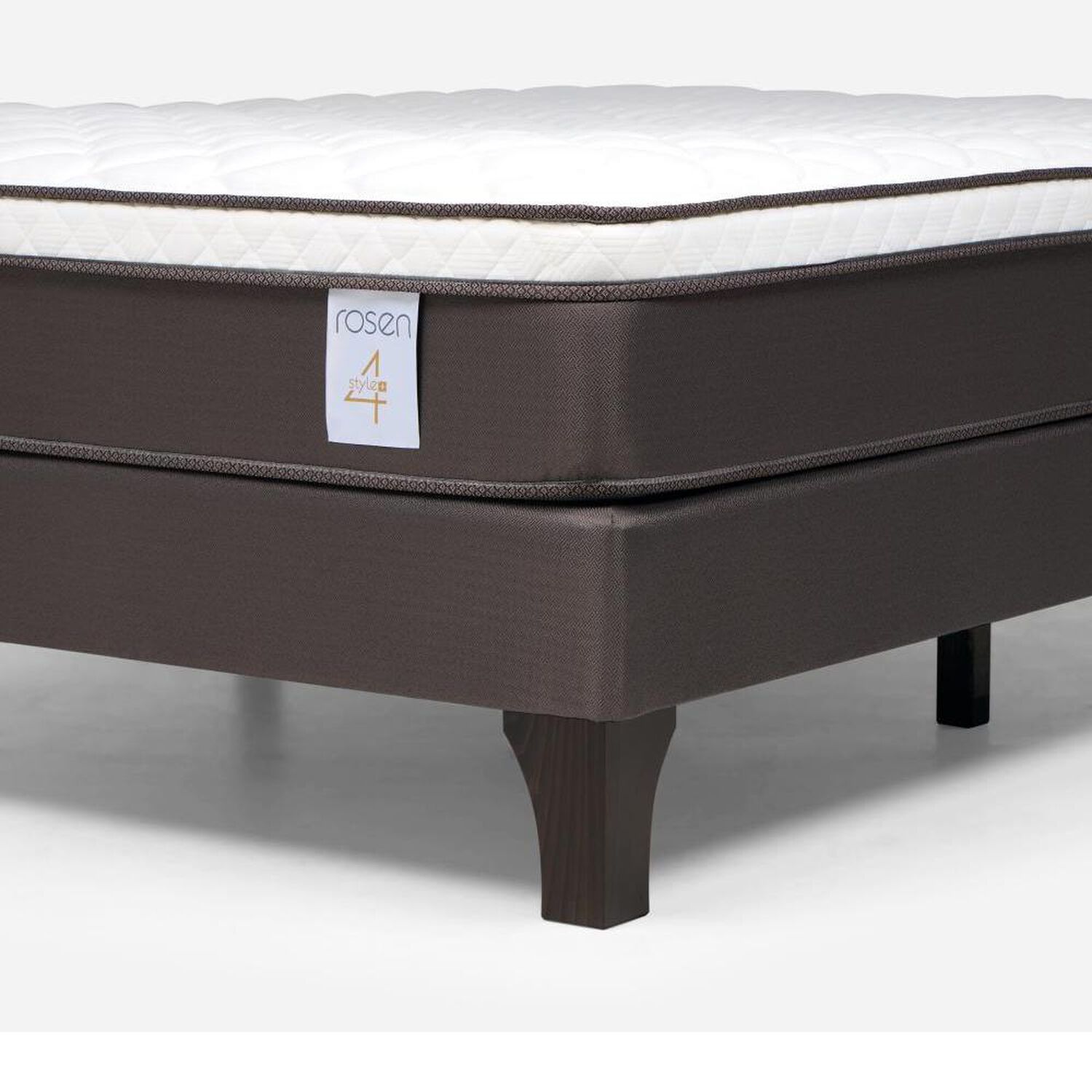 Cama Europea Rosen New Style 4 Plus / 2 Plazas / Base Normal image number 2.0