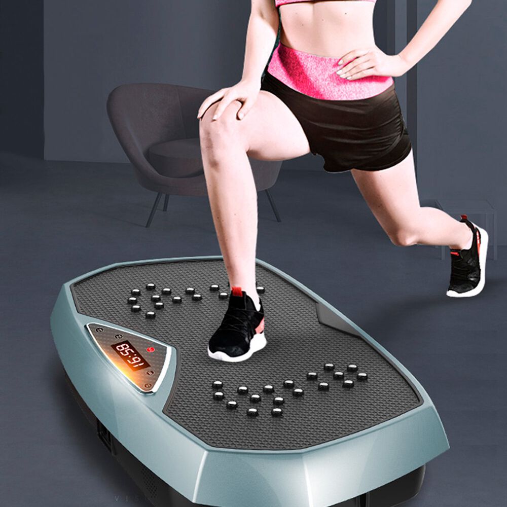 Plataforma Vibratoria Pro Con Pantalla Led Celeste image number 4.0