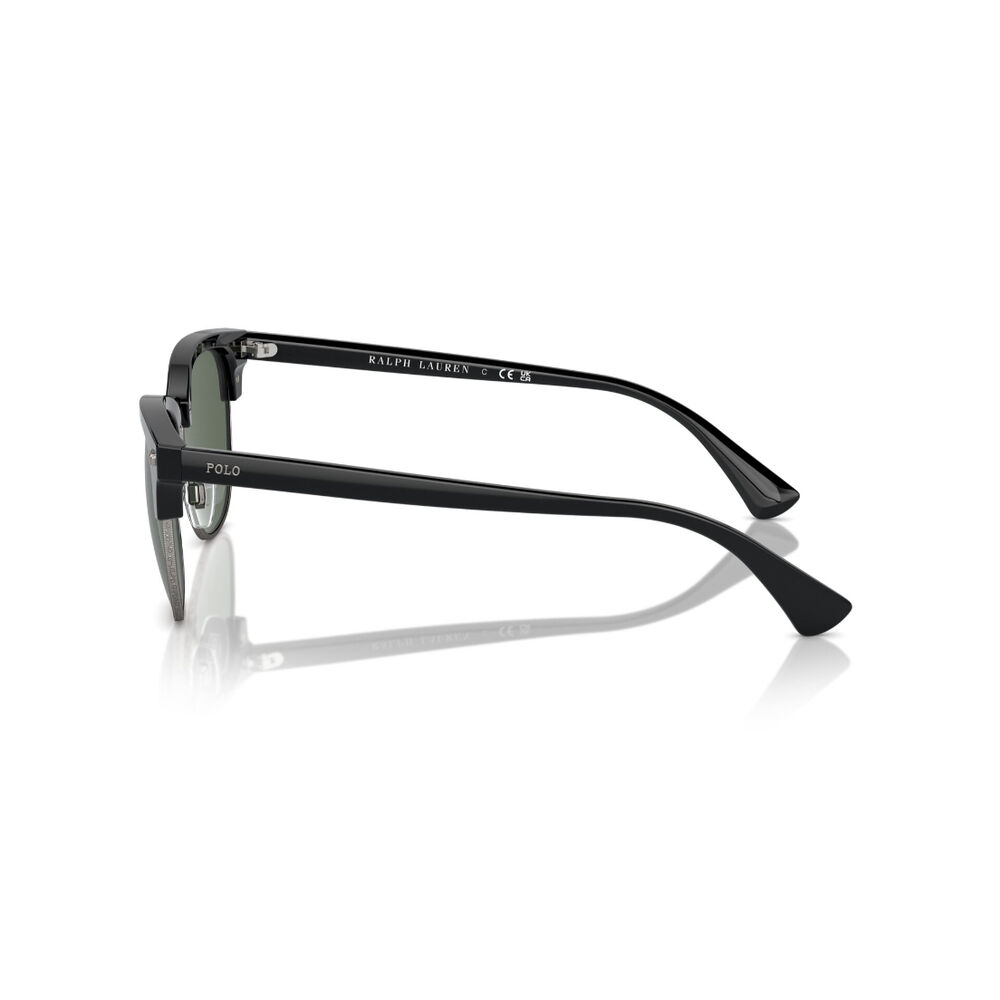 Lentes De Sol Negro Brillante Polo Ralph Lauren image number 2.0