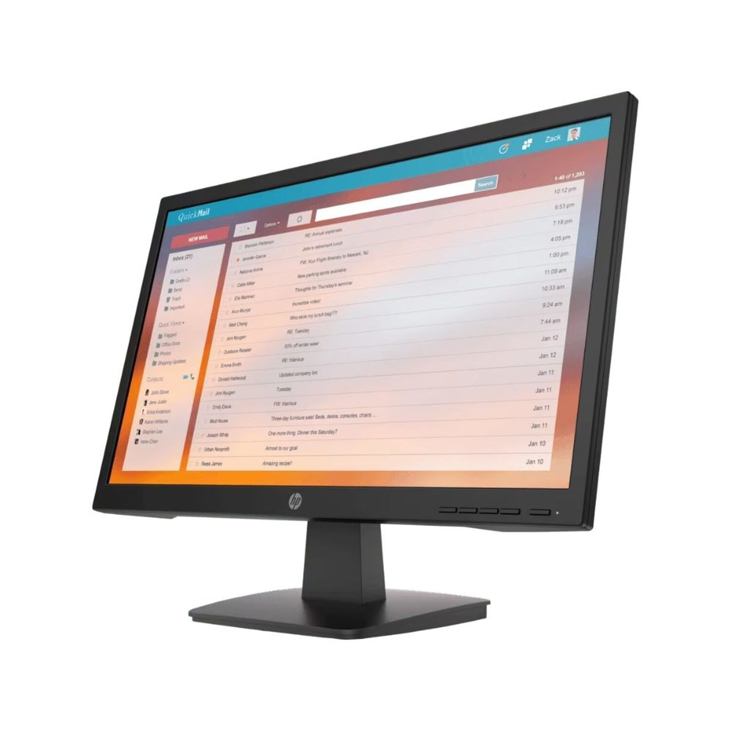 Monitor Hp P22v G4 21.5" Fhd 5 Ms 16:9 Vga Hdmi 1.4 - Reacondicionado Grado A image number 2.0