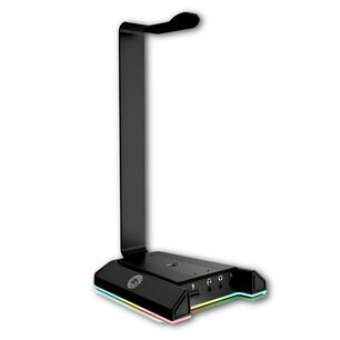 Soporte De Aud&iacute;fonos Full Rgb Multimedia 7,1 + Puertos Usb