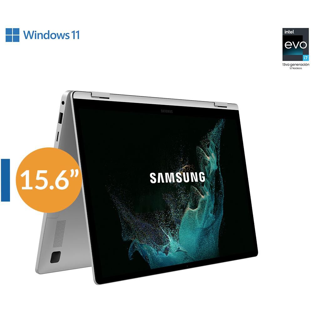 Notebook 15.6" Samsung Galaxy Book 3 360 15 / Intel Core I7 / 8 GB RAM / Intel Iris Xe Graphics / 512 GB SSD image number 0.0