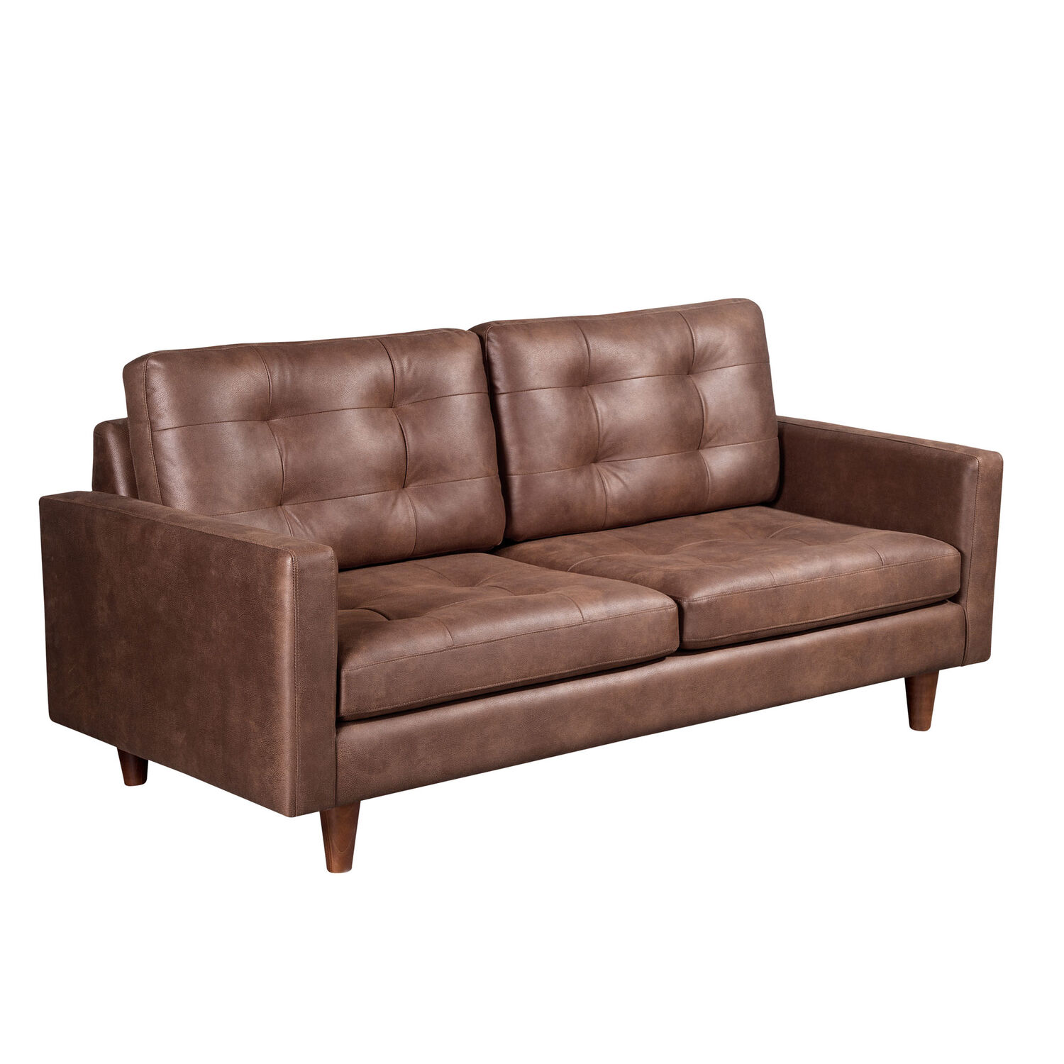 Sofa Napoles 3 Cuerpos Cuero Kentucky Cafe Moro image number 1.0