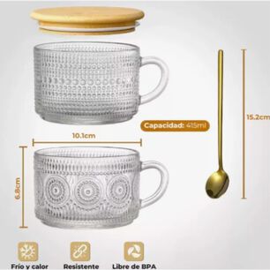 2 Tazas De Caf&eacute; Vintage