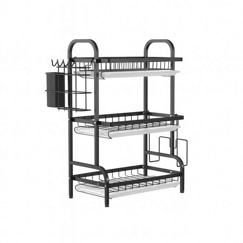 Secador Escurridor Organizador De Platos 3 Niveles Cocina image number 1.0
