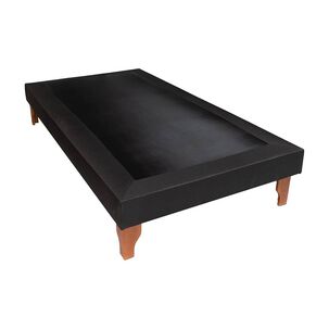 Base De Una Plaza Lino Negro