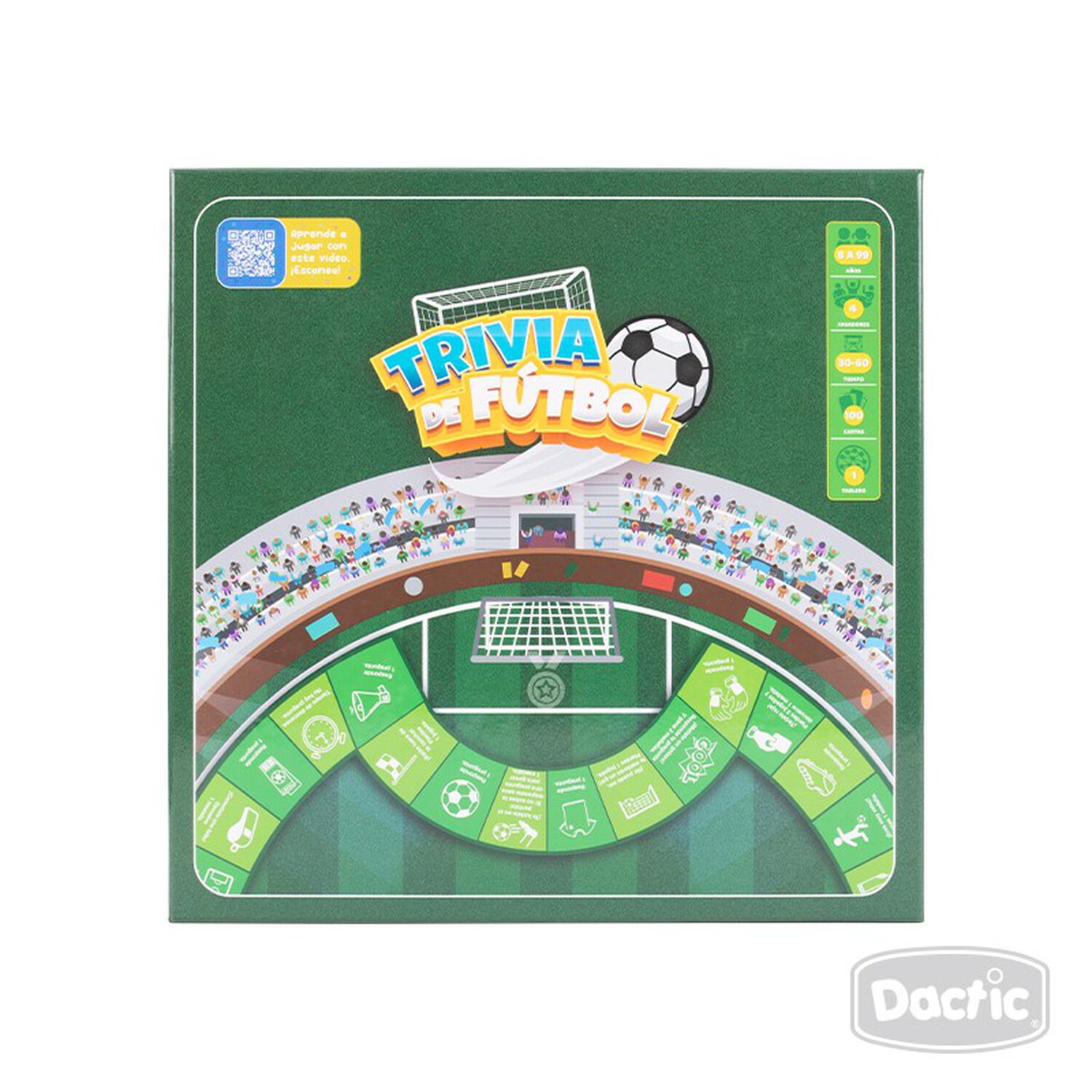 Juego De Mesa Trivia Futbol Dactic image number 3.0