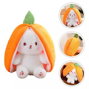 Peluche Conejo Zanahoria Kawaii Naranjo 50 Cm