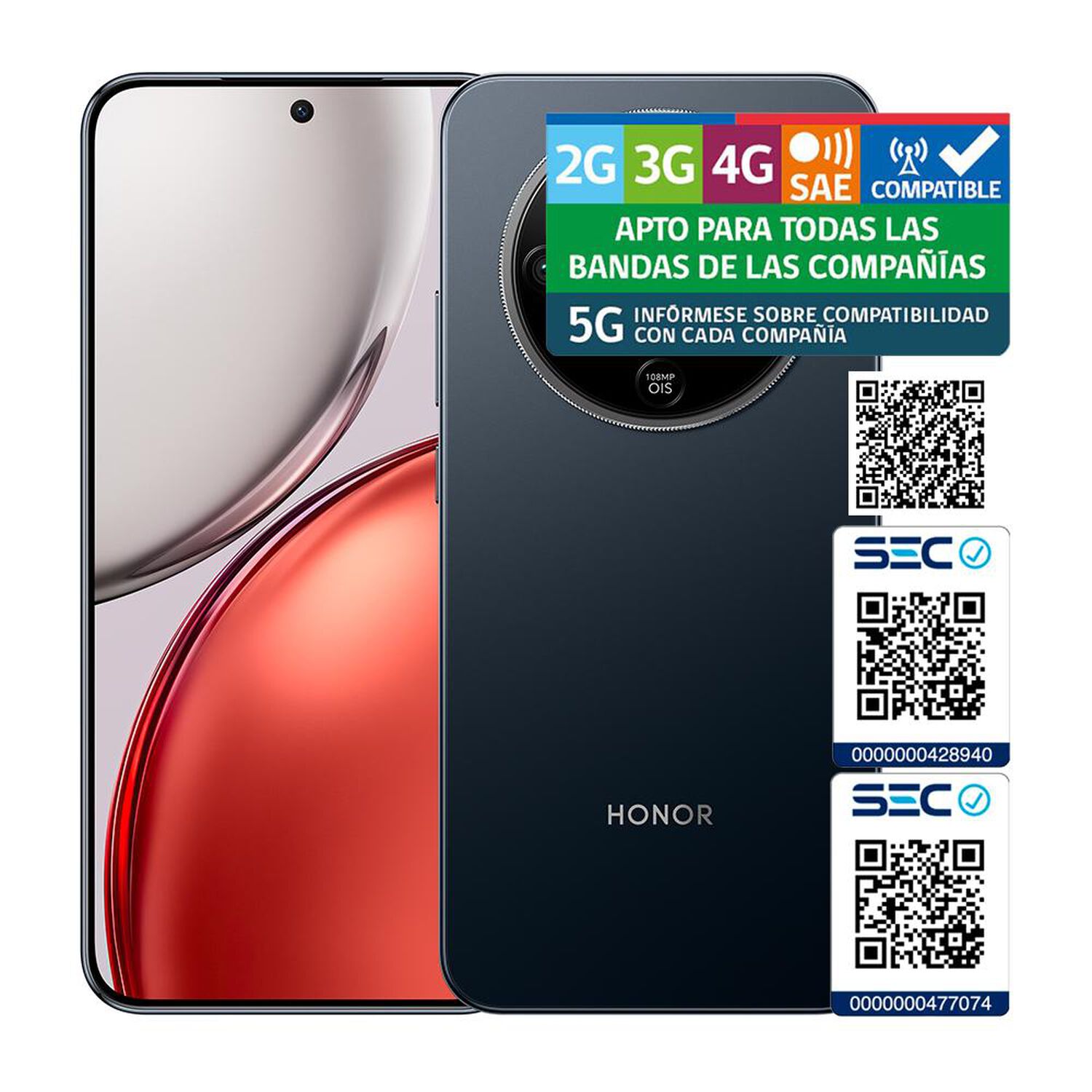 Smartphone Honor Magic 8 Lite / 5G / 256 GB / Negro / Liberado image number 8.0
