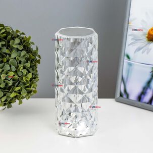 L&aacute;mpara Cristal T&aacute;ctil Usb Transparente Para Mesa