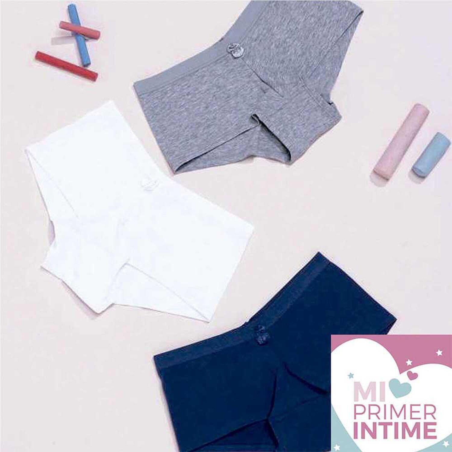 Pack Pantaletas Ni&ntilde;a Intime image number 1.0