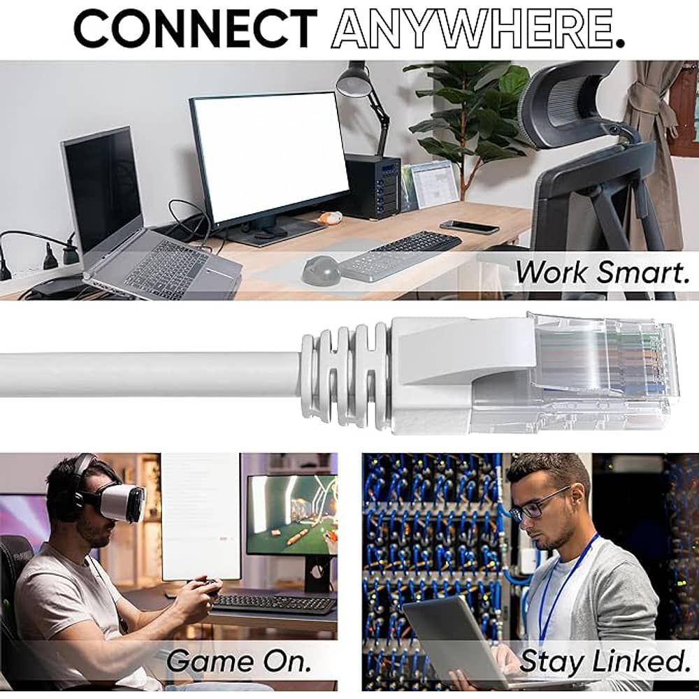 Cable De Red Alta Velocidad 30 Mt Cat5e Cable Lan Internet Conexi&oacute;n Rj45 image number 5.0