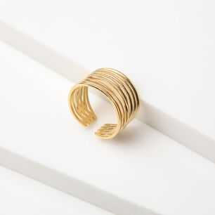 Anillo 19v69 Dorado Mujer Str340