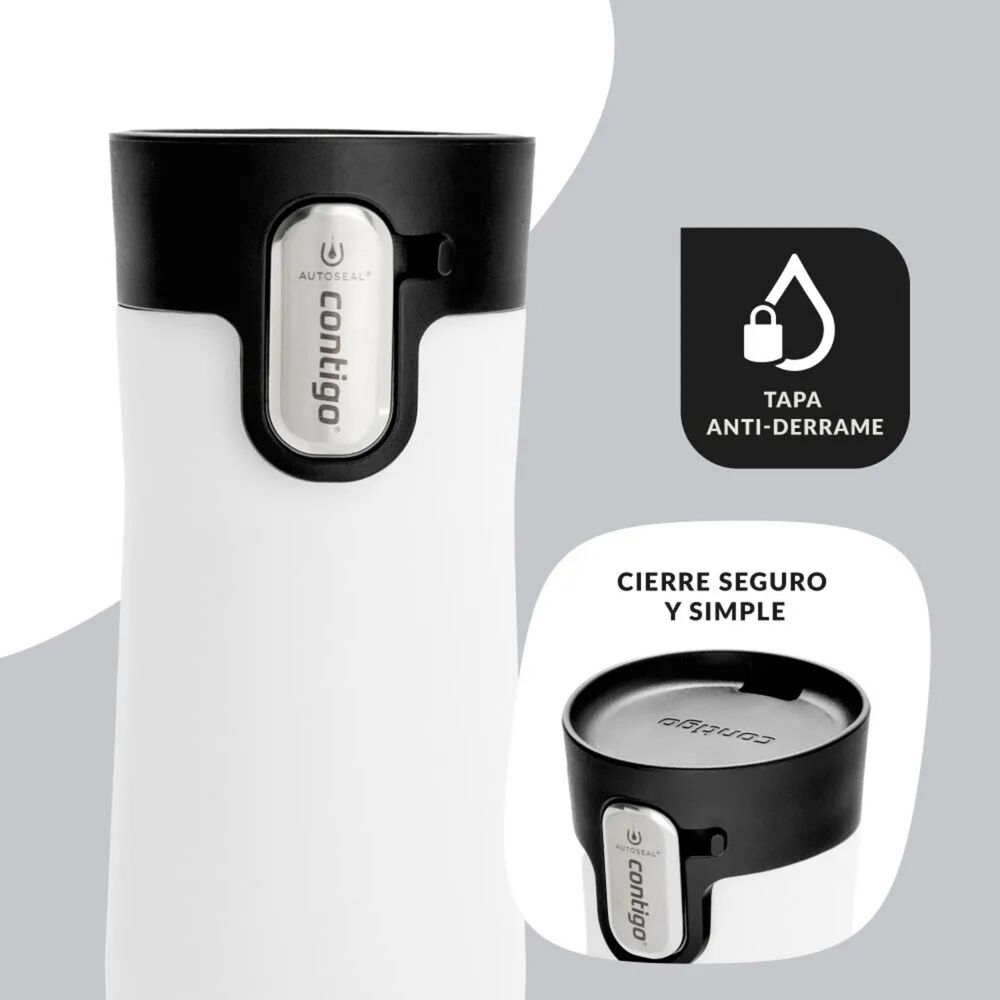 Vaso Mug Termico Contigo Westloop 2.0 Friocal Blanco 473 Ml image number 2.0