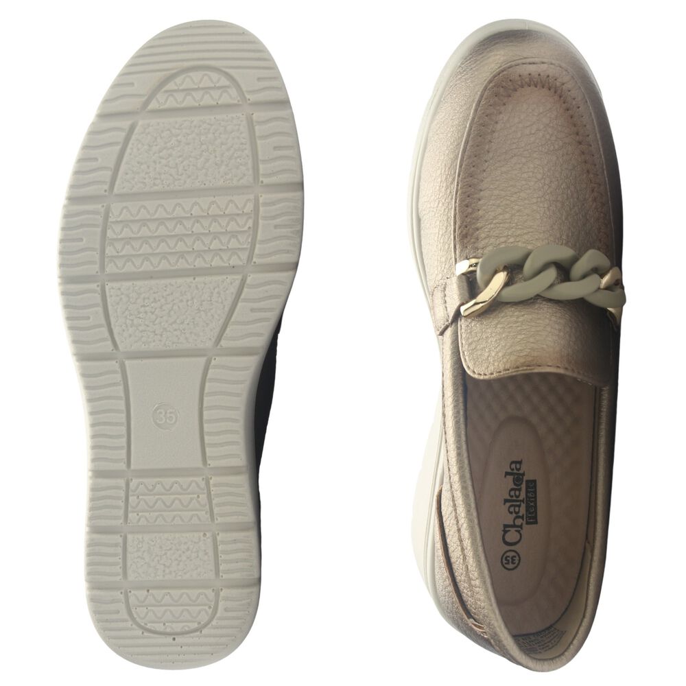 Zapato Mujer Chalada Deza-5 Dorado Casual image number 6.0