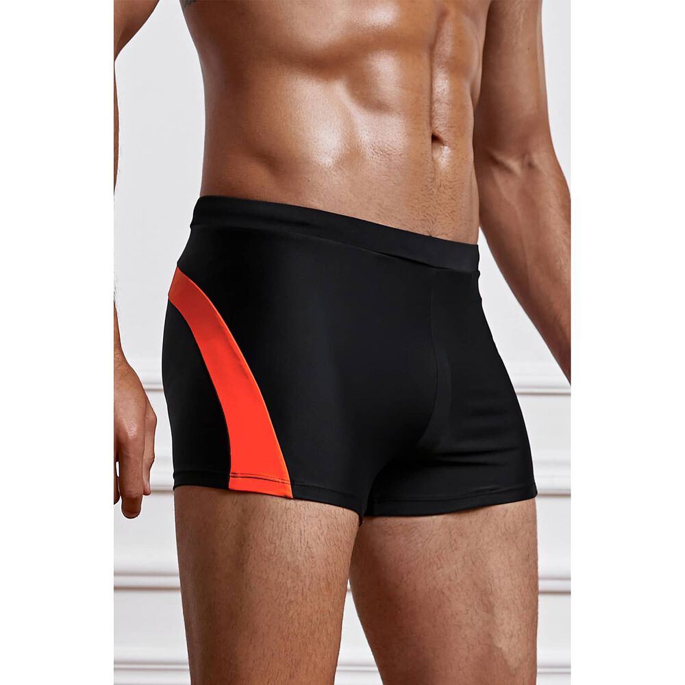 Hip Negro Short Traje De Ba&ntilde;o El&aacute;stico Sexy Hombre Gloriahoon image number 1.0