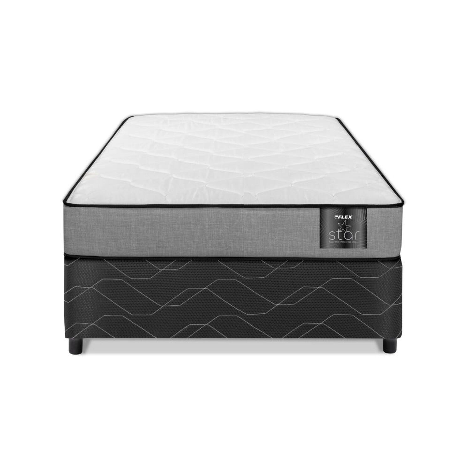 Cama Americana Flex Star / 1 Plaza / Base Normal image number 1.0