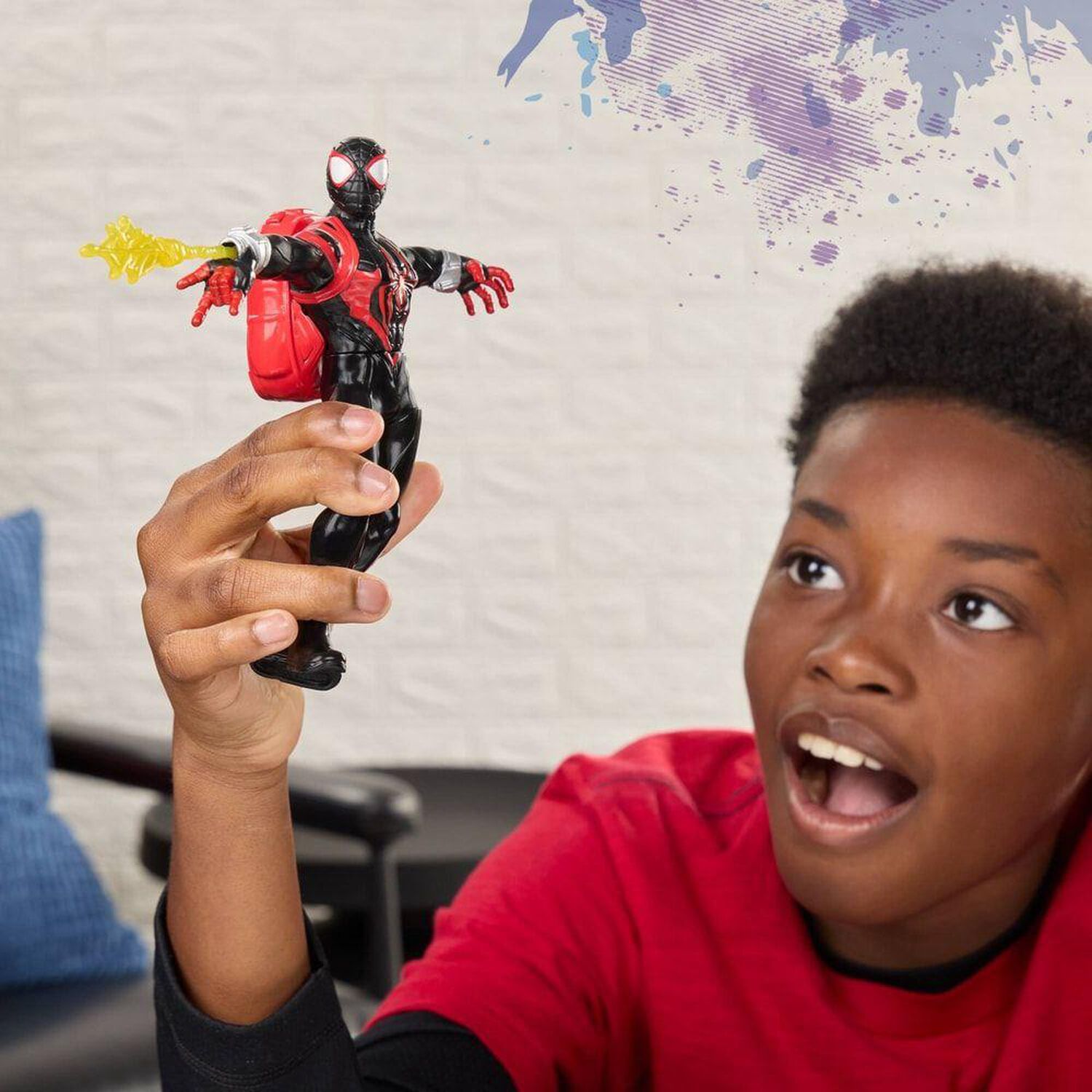 Figura De Acci&oacute;n Spider-man Action Fx Miles Morales image number 9.0
