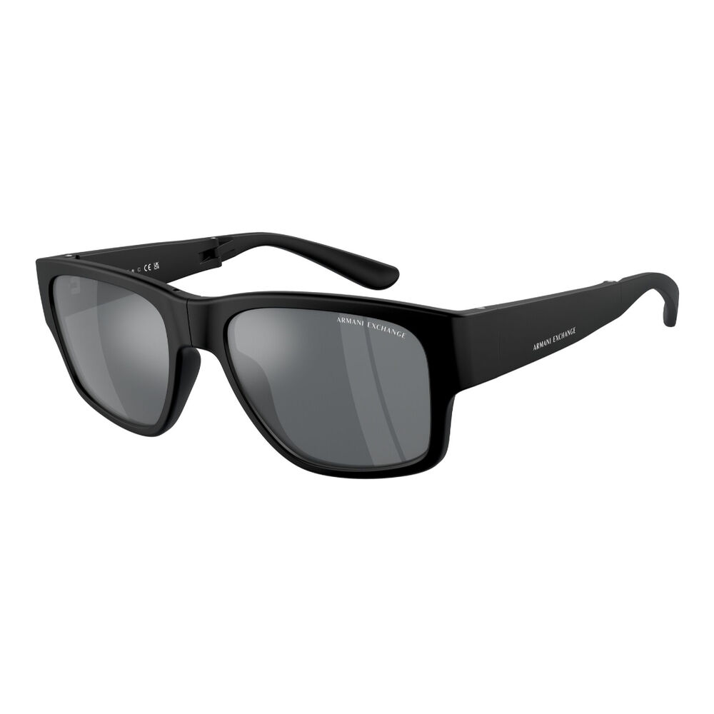Lentes De Sol Negro Mate Espejados Armani Exchange image number 1.0