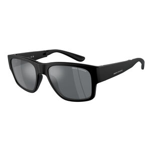 Lentes De Sol Negro Mate Espejados Armani Exchange