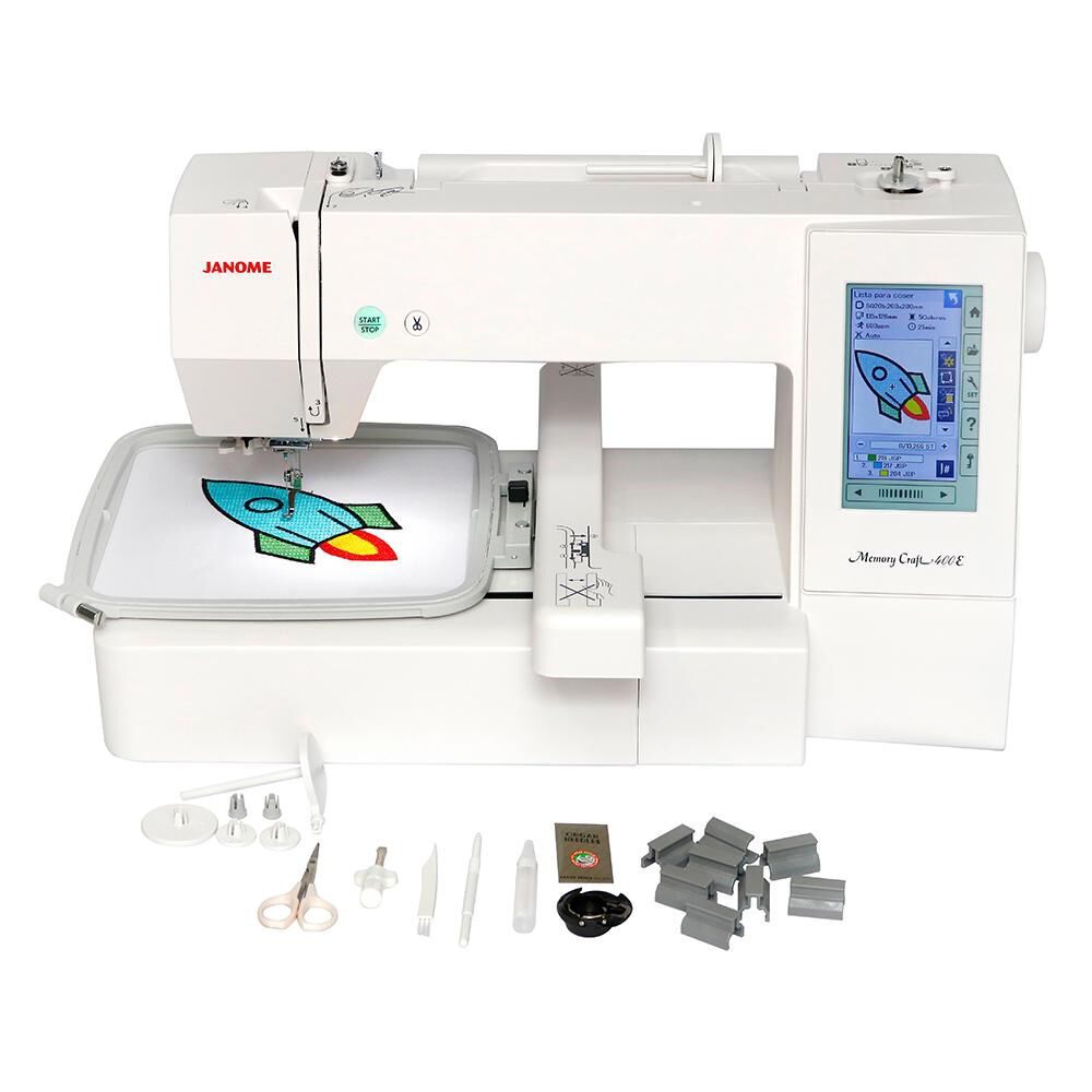 Máquina Bordadora Janome MC400E image number 4.0