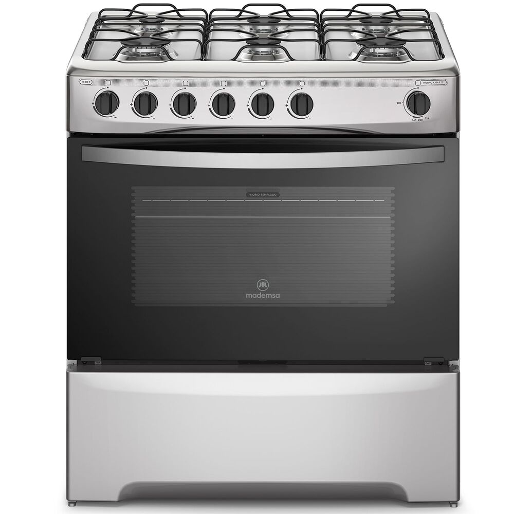 Cocina A Gas 6 Platos Mademsa M 810 T Gris image number 0.0