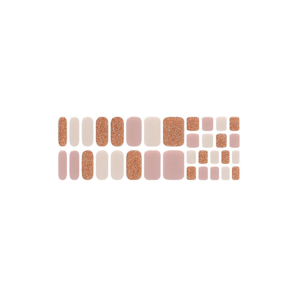 Uñas Sticker Efecto Gel Tiolla Modern Beige image number 1.0