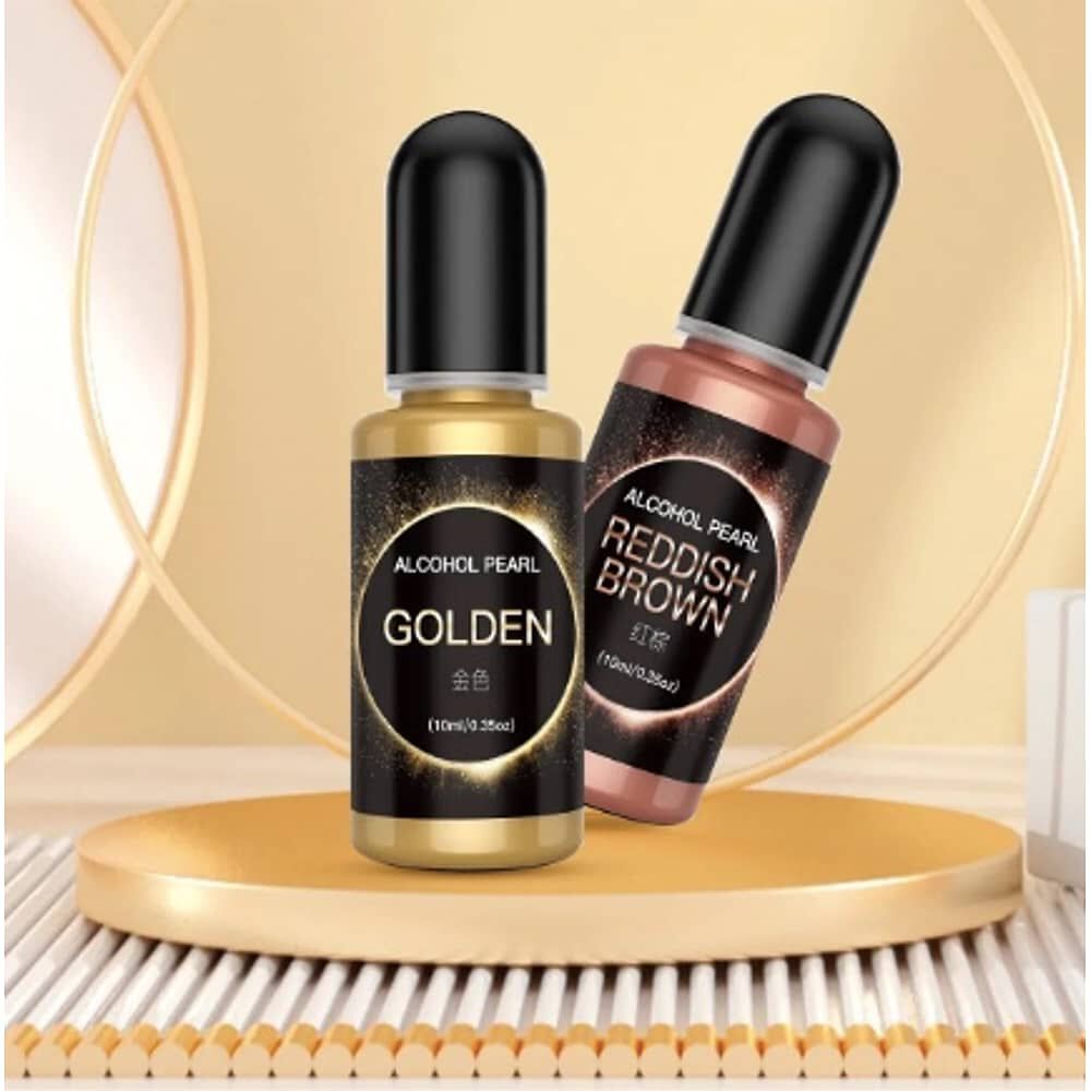 Juego De Tintas De Alcohol Metalizado De 12 Colores image number 2.0