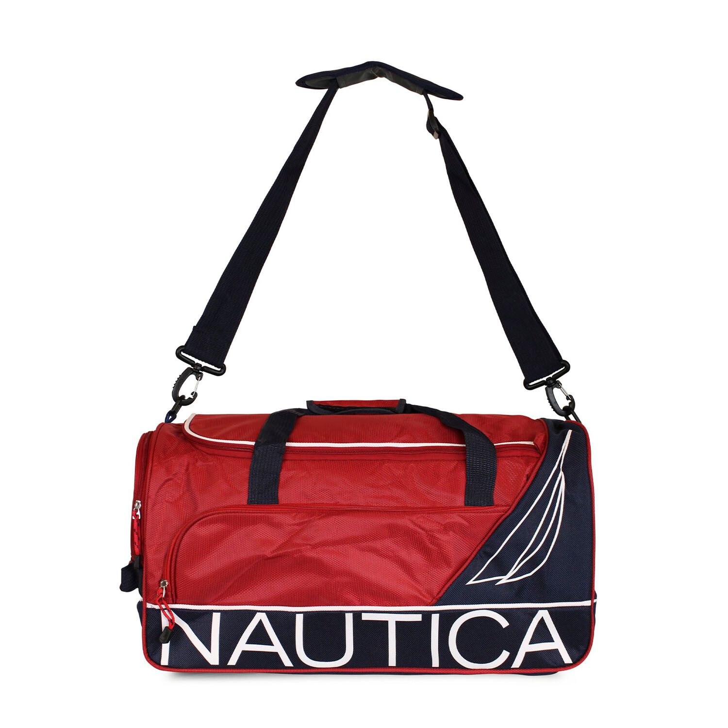 Bolso De Viaje Nautica Mannar M Rojo + Candado image number 1.0