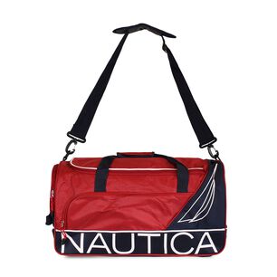 Bolso De Viaje Nautica Mannar M Rojo + Candado