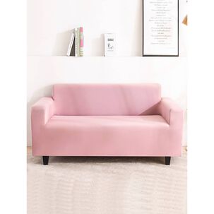 Funda De Sof&aacute; 2 Cuerpos - Estampado Rosa