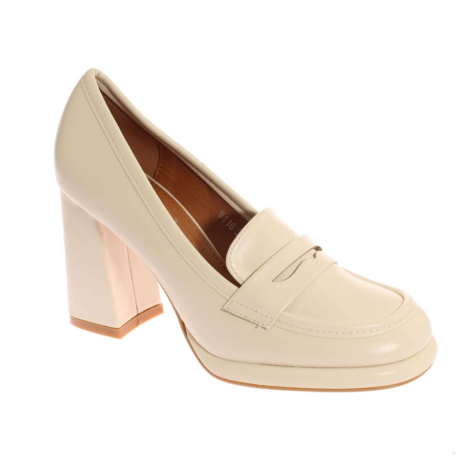 Zapato Tac&oacute;n Blanco V&iacute;a Franca Art. 5w116beige image number 0.0
