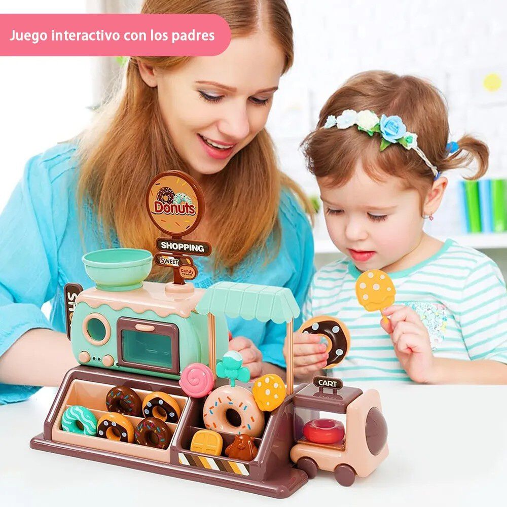 Set Simulaci&oacute;n De Tienda De Donut Juguete 24 Pcs Infantil image number 7.0