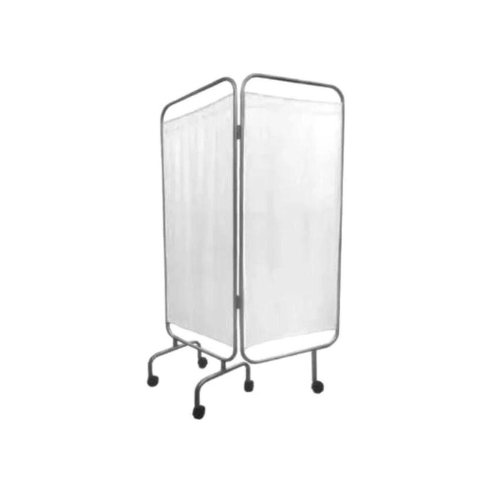 Biombo Separador 2 Cuerpos Acero Inoxidable / Blanco image number 1.0