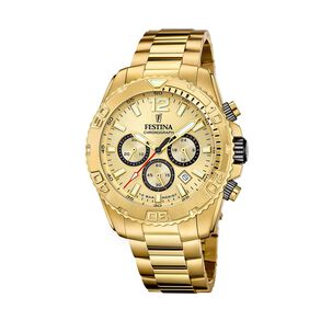 Reloj F20684/1 Festina Dorado Mujer Timeless Chronograph