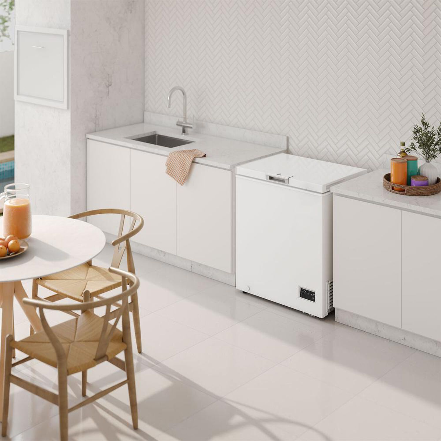 Freezer Horizontal Mademsa M150di / Fr&iacute;o Directo / 142 Litros / C image number 5.0