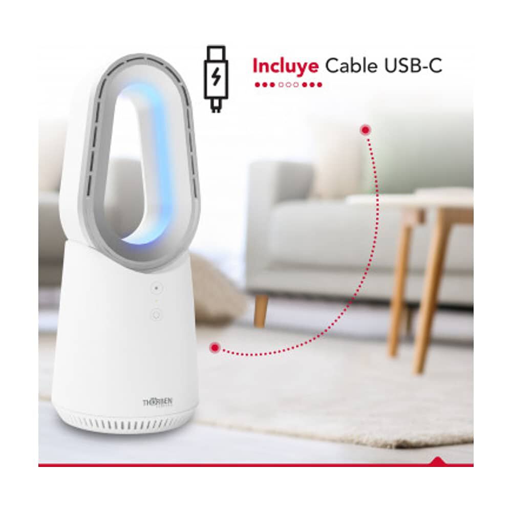 Ventilador Mesa Sin Aspas Usb Thor Bladeless Ledfan image number 5.0