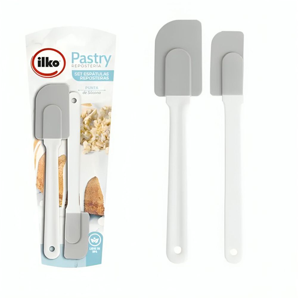 Set 2 Esp&aacute;tulas Silicona Pastry Ilko image number 0.0