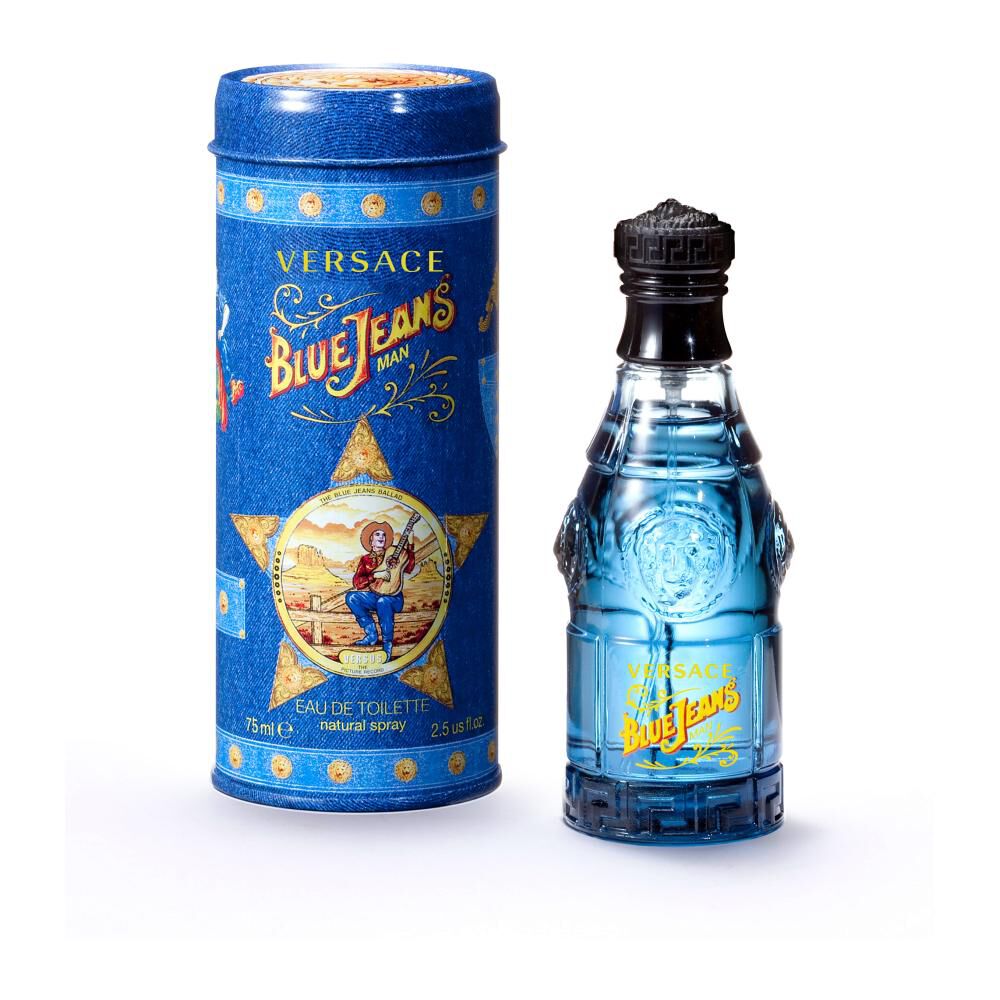 Jeans Blue Edt 75ml Versace image number 1.0