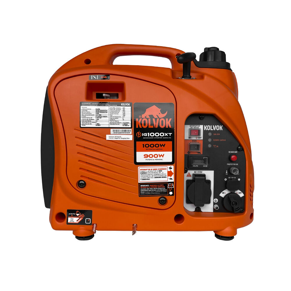 Generador Monof&aacute;sico Ig1000xt 1kva Gasolina image number 1.0