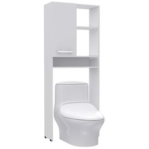 Estante Wc 1 Puerta 3 Repisas Fm-012b Blanco