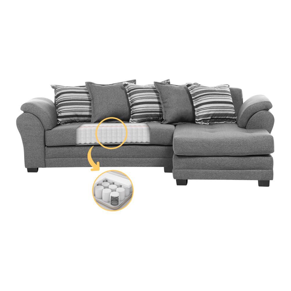 Sofá Seccional Derecho Living Factory Mustang / 4 Cuerpos image number 2.0