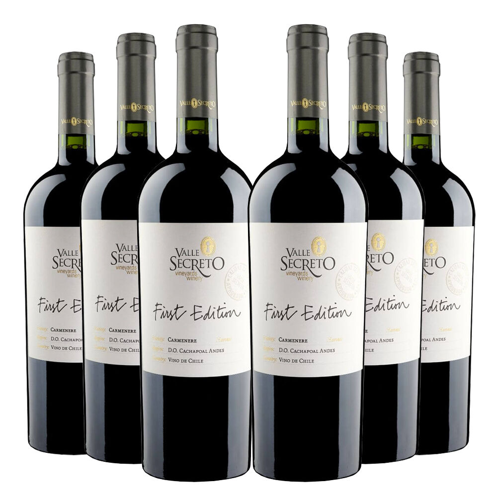 6 Vinos Valle Secreto First Edition Carmenere image number 0.0