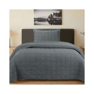 Quilt Andes Stone Wash Gris 1.5 Plazas
