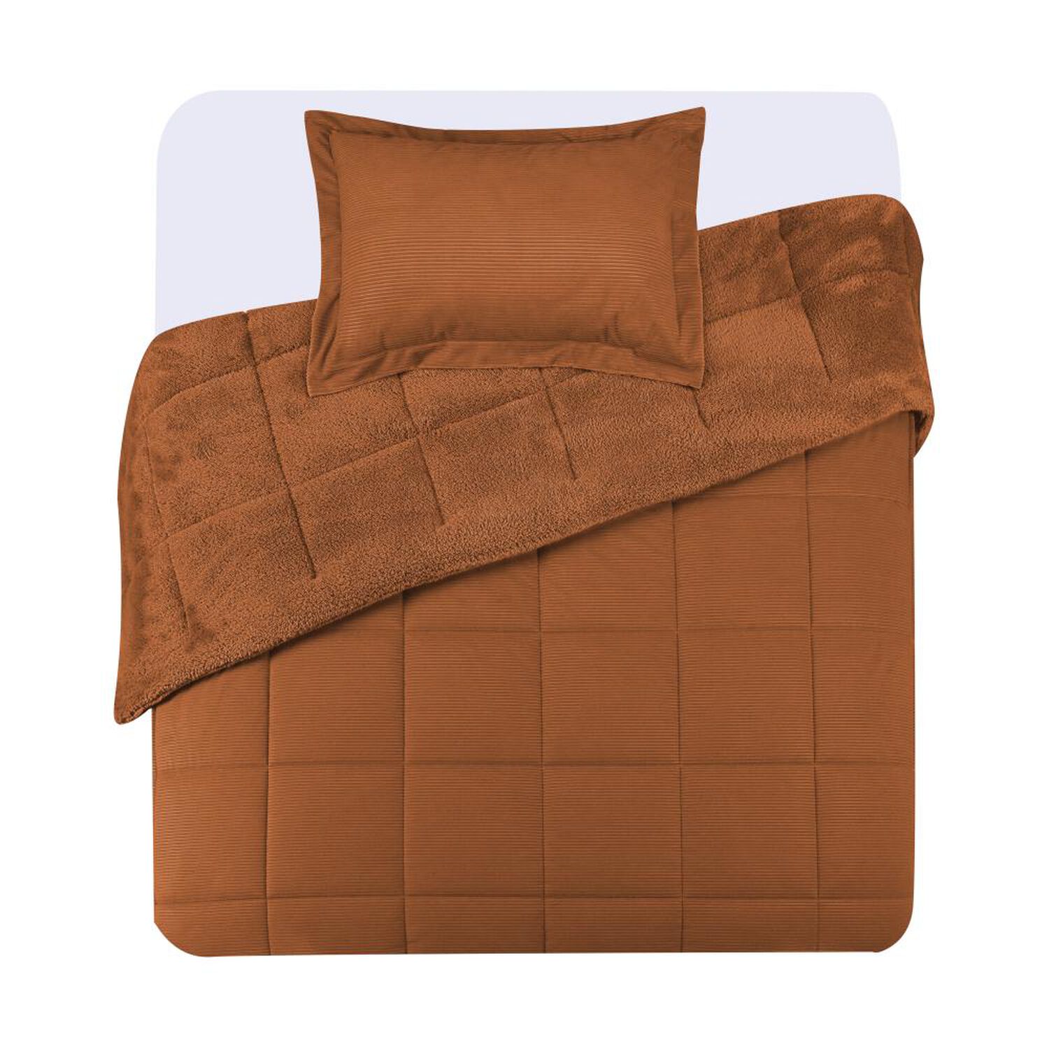 Plum&oacute;n Sherpa Azhome Corduroy / 1.5 Plazas image number 1.0