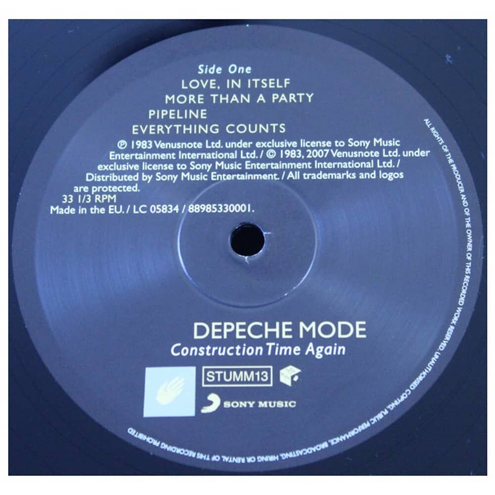 Depeche Mode - Construction Time Again | Vinilo image number 5.0