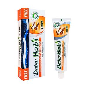 Pasta Dental Herb'l Clavo De Olor + Cepillo De Dientes 150gr