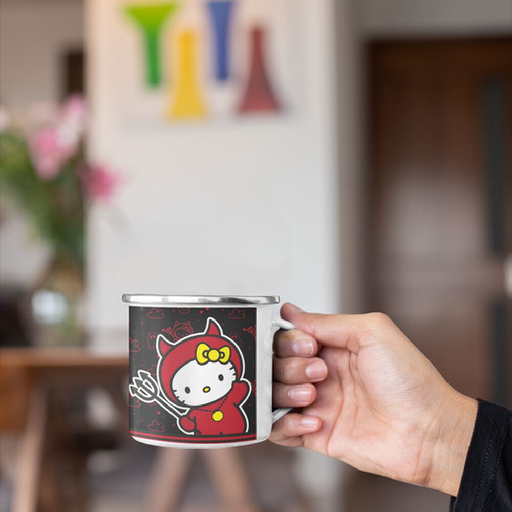 Taza Enlozada Lechera Hello Kitty Demonio image number 3.0